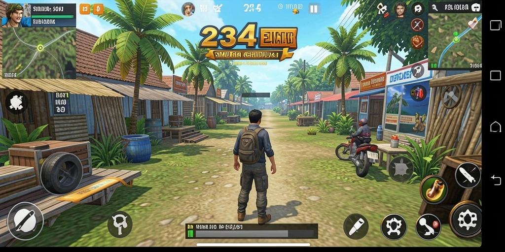 Tampilan gameplay 234E yang menawan dan interaktif.