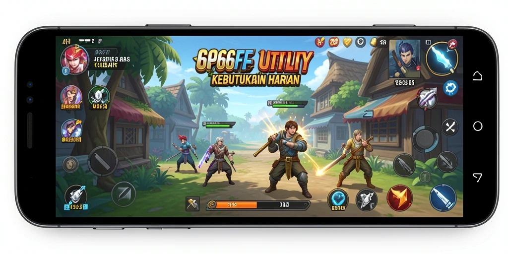 Tampilan antarmuka utama 666F yang user-friendly dan fungsional.