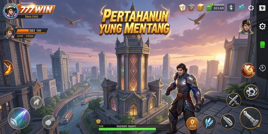 Gameplay seru dari 777WIN dalam pertahanan menara.