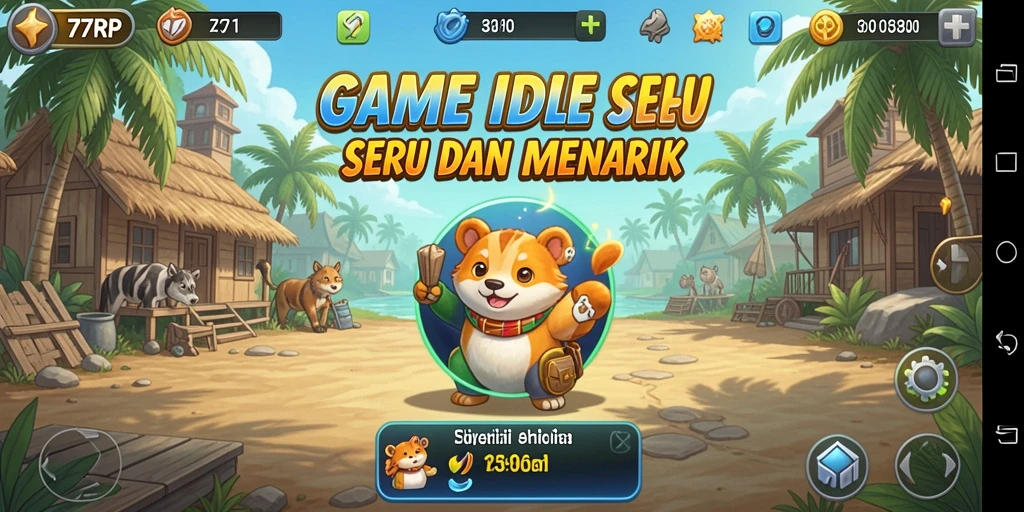 Tampilan gameplay 77RP yang menarik dan penuh warna.