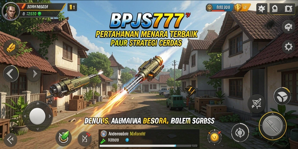 Tampilan screenshot BPJS777 menampilkan gameplay Tower Defense yang mendebarkan.