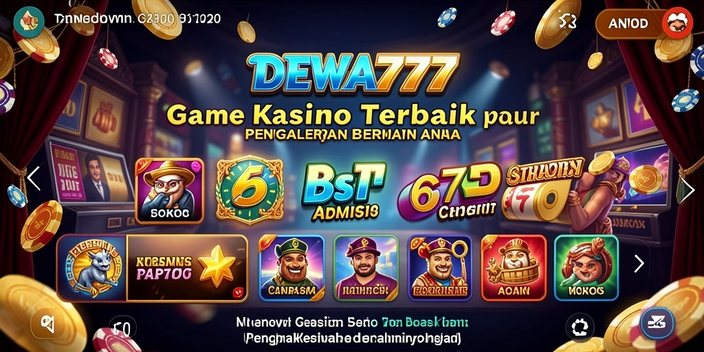 Tampilan gameplay seru dan menarik dari DEWA777.