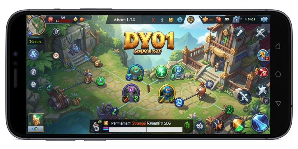 Tampilan gameplay menarik dari DY01 yang penuh strategi.