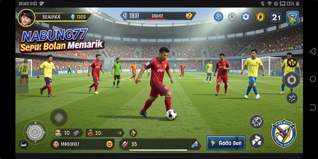 Screenshot menunjukkan gameplay yang mengasyikkan dalam NABUNG77.