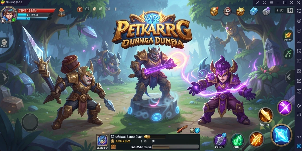 Gameplay SVIP2 yang penuh petualangan dan strategi RPG.